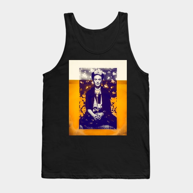 Frida Kahlo Tank Top by Kat Evans